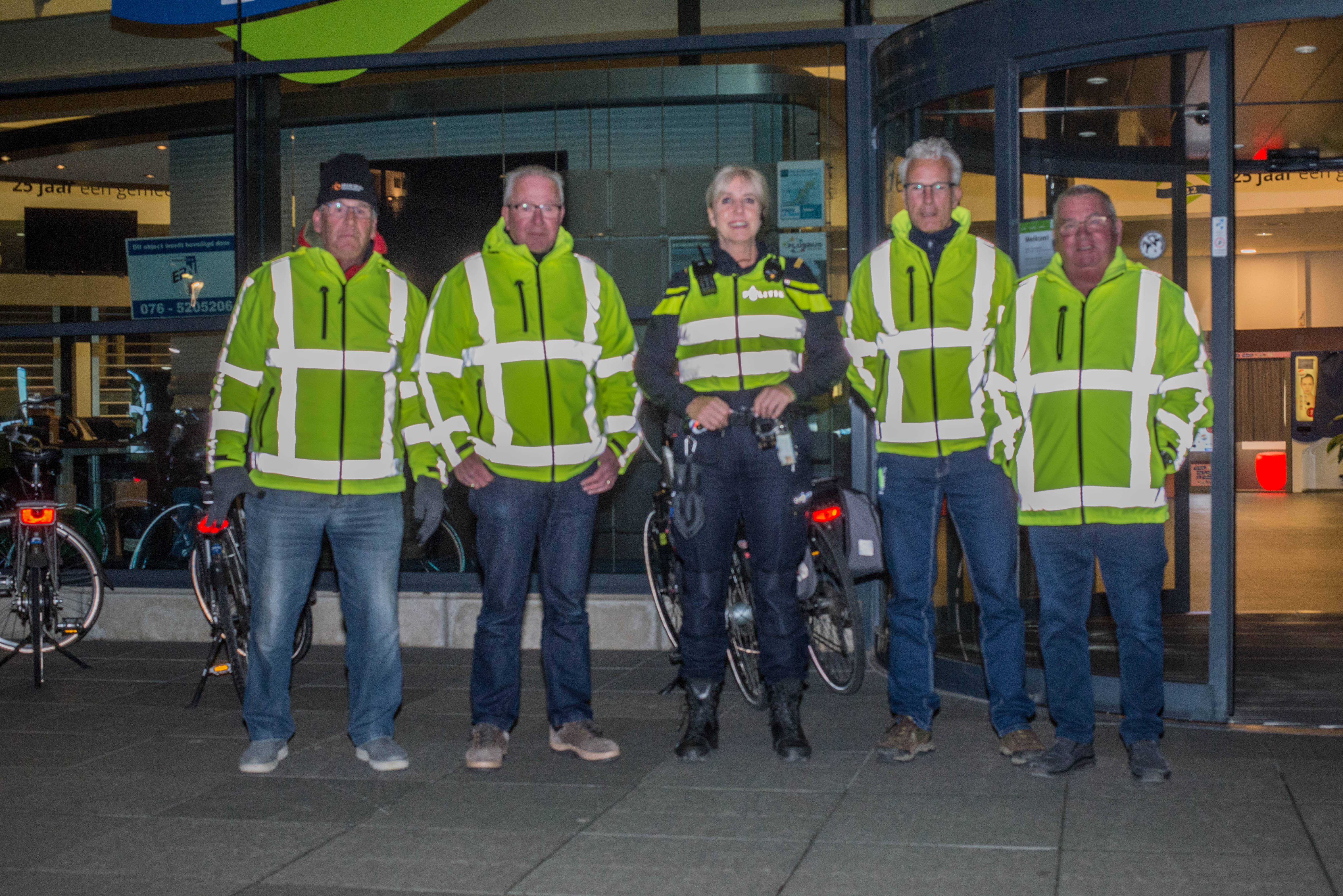 Een van de Loopteams in Steenbergen