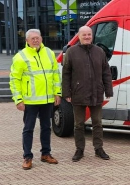 Wethouder Maurice Remery en coördinator Jaap Stolk